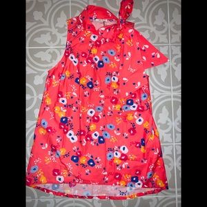 TYLER BOE Sz S Pink Floral Tunic Blouse